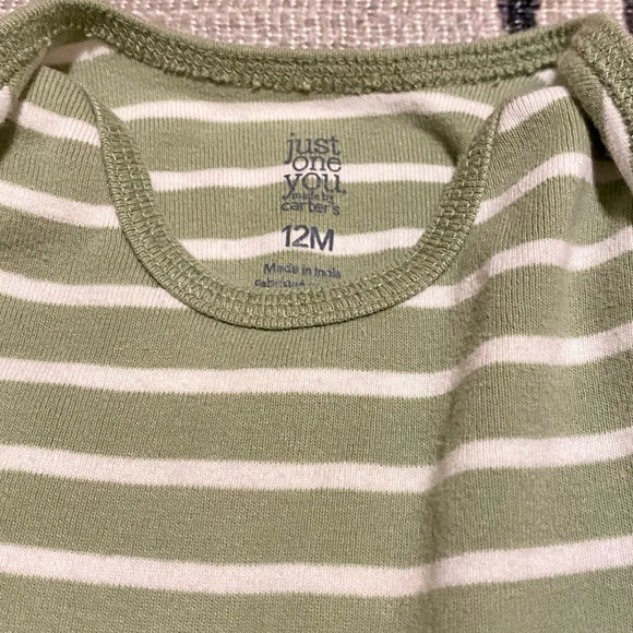 Various Striped Onesies. 9m-12m. - Picture 3 of 5